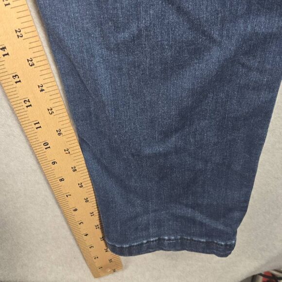 Mugsy Studio Blue Jeans Mens 38x34 Blue Stretch Denim Straight Leg FLX3NSB - Picture 9 of 10